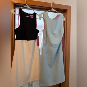 NWT $395 Lot of 2 Betsey Johnson cocktail dresses Sz 12P & 12. Party, date night